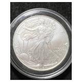 2024 AMERICAN SILVER EAGLE 1 TROY OZ .999 FINE SILVER IN AIRTITE