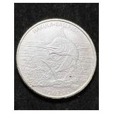 1 TROY OZ .999 FINE SILVER 2016 TOKELAU ROUND