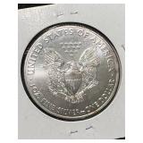 2018 AMERICAN SILVER EAGLE 1 TROY OZ .999 FINE SILVER