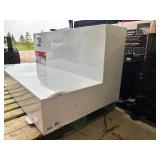 Jobox L-Shaped Steel Liquid Transfer Tank in White BRAND NEW - SMALL DENT See Pictures Model # 480000 MSRP $719.25