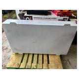 Jobox L-Shaped Steel Liquid Transfer Tank in White BRAND NEW - SMALL DENT See Pictures Model # 480000 MSRP $719.25