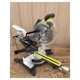 Ryobi 15 Amp 10 in. Corded Sliding Compound Miter Saw with LED Cutline Indicator LIKE NEW OPEN BOX #TSS103 MSRP $269