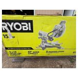 Ryobi 15 Amp 10 in. Corded Sliding Compound Miter Saw with LED Cutline Indicator LIKE NEW OPEN BOX #TSS103 MSRP $269