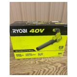 Ryobi 40V 120 MPH 450 CFM Cordless Battery Variable-Speed Jet-Fan Leaf Blower BRAND NEW #RY404012BTL MSRP $99