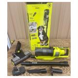 Ryobi ONE+ HP 18V Cordless Advanced WHISPER Series Stick Vacuum Kit with 4.0 Ah Battery and Charger USED #PBLSV719K MSRP $379