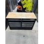 Husky Tool Storage 46 in. W x 18 in. D 9-Drawer Mobile Workbench Cabinet in Gloss Black BRAND NEW #H46X18MWC9BLK MSRP $448