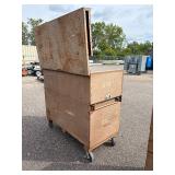 Knaack gang box, job site storage box L 60” x H 57” x D 30”