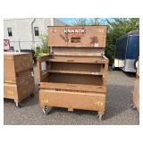 Knaack gang box, job site storage box L 60” x H 57” x D 30