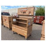 Knaack gang box, job site storage box L 60” x H 57” x D 30