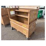 Knaack gang box, job site storage box L 60” x H 57” x D 30”