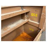 Knaack gang box, job site storage box L 60” x H 57” x D 30”