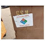 Knaack gang box  job site storage L 49” x H 55” x D 30 ½” (height with lid open 86”)