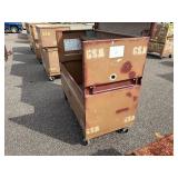 Knaack gang box, job site storage box L 60” x H 57” x D 30”
