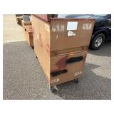 Knaack gang box, job site storage box L 60” x H 57” x D 30”