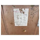 Knaack gang box / chest job site storage (blue lid) L 48” x H 34” x D 24"