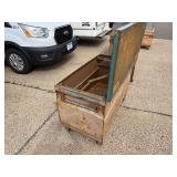 Knaack gang box / chest job site storage (blue lid) L 48” x H 34” x D 24"