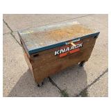 Knaack gang box / chest job site storage (blue lid) L 48” x H 34” x D 24"