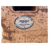 Knaack gang box / chest job site storage (blue lid) L 48” x H 34” x D 24"