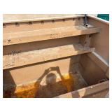 Knaack gang box / job site storage L 60” x H 57” x D 30” (height with lid open 85”)