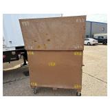 Knaack gang box / job site storage L 60” x H 57” x D 30” (height with lid open 85”)