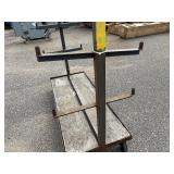 Mobile Bar and Pipe Rack L 73 ½” x H 68” x D 30”, two double sided storage levels