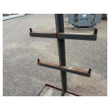 Mobile Bar and Pipe Rack L 73 ½” x H 68” x D 30”, two double sided storage levels