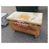 Knaack box / chest job site storage with tool tray L 48” x H 33” x D 24”