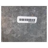 Gray job site storage box / chest with metal box bolted on lid L 43” x H 36” x D 21”