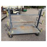 Mobile Bar and Pipe Rack L 72” x H 60” x D 36 ½”
