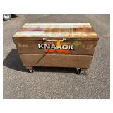 Knaack job site storage box / chest 48”l x 24”d x 33 ½” t