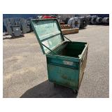 Greenlee Mobile storage chest / job site box 3048/23362, L 48” x H 30” x D 30