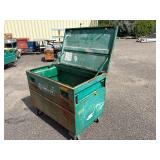Greenlee Mobile storage chest / job site box 3048/23362, L 48” x H 30” x D 30