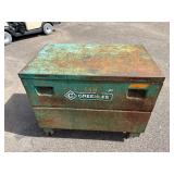 Greenlee Mobile storage chest / job site box 3048/23362, L 48” x H 30” x D 30