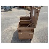 Knaack job site storage box / chest  with tool tray 48”l x 24”d x 32 ½”