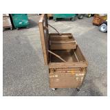 Knaack job site storage box / chest  with tool tray 48”l x 24”d x 32 ½”