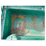 Greenlee storage box 2460, 60”l x 24”d x 25” t