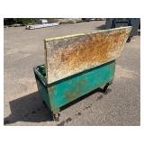 Greenlee storage box 2460, 60”l x 24”d x 25” t