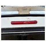 StoneBrooke White truck topper, pro series with roof racks, hatchback door and front window