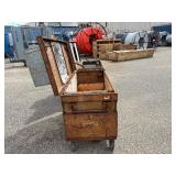 2 Knaack job master 42" gang boxes 42 ¼” w x 19 ¼” d x 34 ½” t and 42” w x 19 ¼” d x 38” t