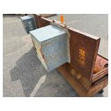 2 Knaack job master 42" gang boxes 42 ¼” w x 19 ¼” d x 34 ½” t and 42” w x 19 ¼” d x 38” t