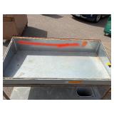 Metal Drafting table on wheels 60” w x 30 ½” d x 45 ½” t