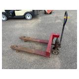 Red pallet jack
