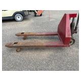 Red pallet jack