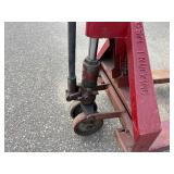 Red pallet jack