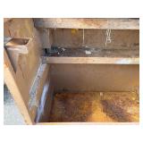 Knaack gang box  job site storage L 49” x H 55” x D 30 ½” (height with lid open 86”)