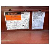 JOBOX piano box/ job site storage. 60 Inch, 1-682990