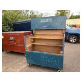 Blue Mobile Job Site Storage box