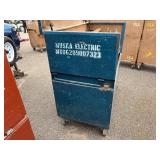 Blue Mobile Job Site Storage box