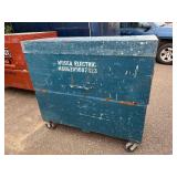 Blue Mobile Job Site Storage box