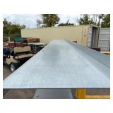 Mobile 3-level cantilever double sided rack 120 ¼”l. x 48” w x 68 ½” t